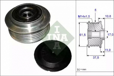 WILMINK GROUP wg1253683 -  Механизм свободного хода генератора